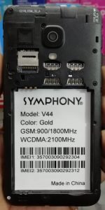 Symphony V44 Flash File Firmware Download