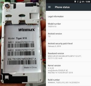 Winmax Tiger X10 Flash File