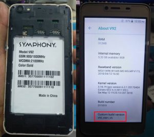 Symphony V92 Flash File