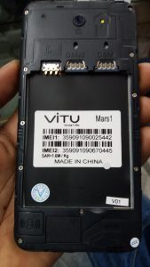 Vitu Mars 1 Flash File Firmware Download