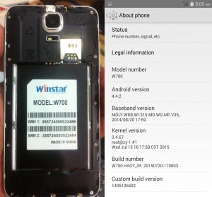 Winstar W700 Flash File