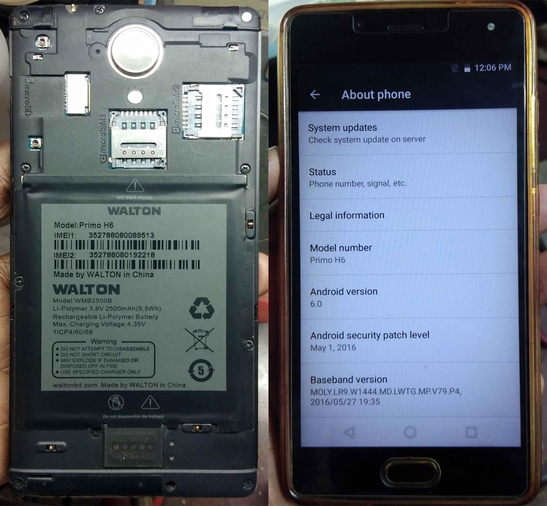 Walton Primo H6 Flash File Firmware Download | EasyFlashFile