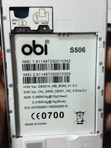 Obi S506 Flash File