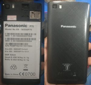 Panasonic P75 Flash File