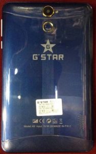 G STAR A9 Tab Flash File