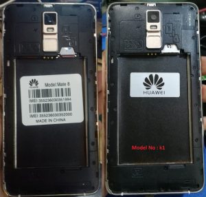 Huawei Clone Mate 8 or K1 Flash File