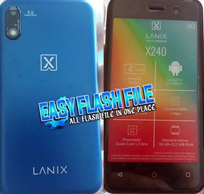 Lanix X240 FRP Bypass Reset File