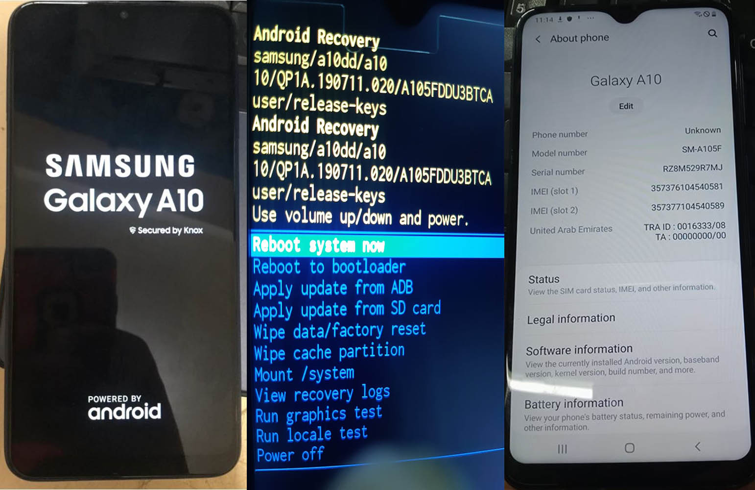 Samsung A19 A195F U19 FRP Reset Android 19 Downgrade Firmware
