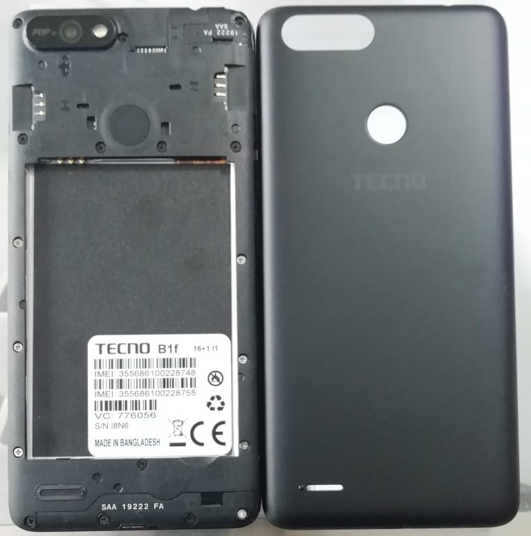 tecno b1f model name