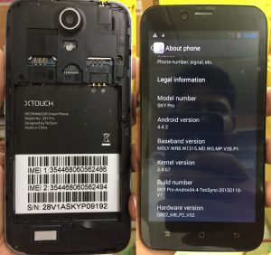 Xtouch Sky Pro Flash File Firmware Download