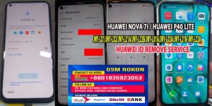 Huawei JNY-LX1 Huawei ID Remove Service
