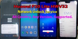 Huawei P20 Lite HWV32 Network Unlock Japan Carrier Unlock Service 