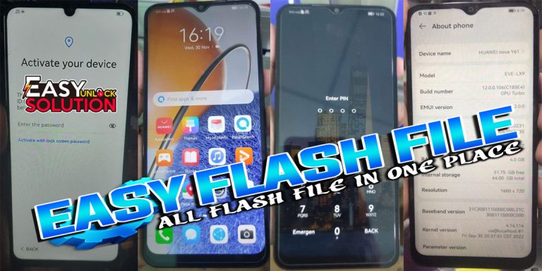 Huawei Nova Y61 Huawei Id Remove Service Activation Lock Easyflashfile